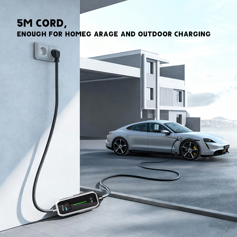 WAIZIDA Portable EV Charger Model T1 with LCD Screen