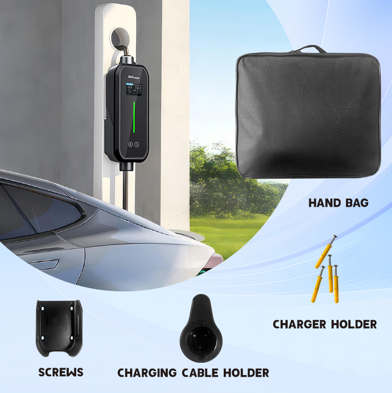 WAIZIDA Portable EV Charger Model T1 with LCD Screen