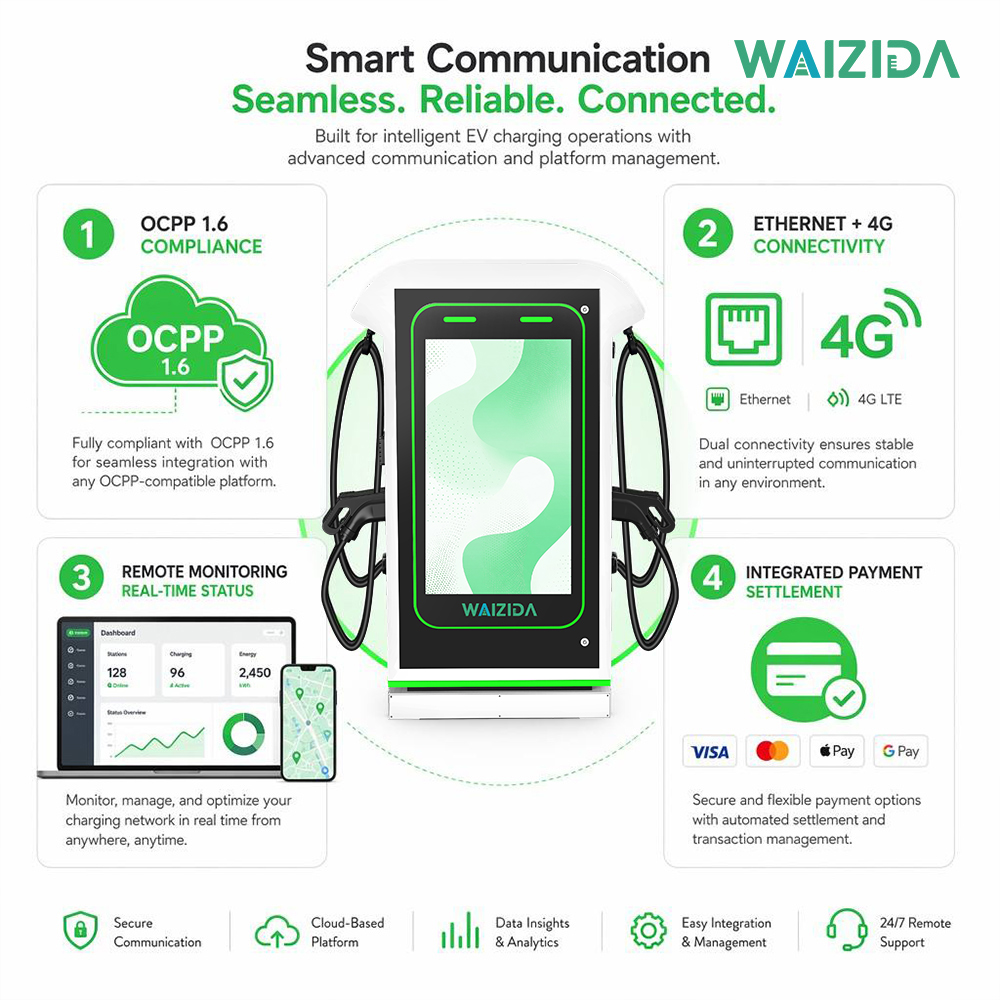 WAIZIDA Model D8 EV Charging Station